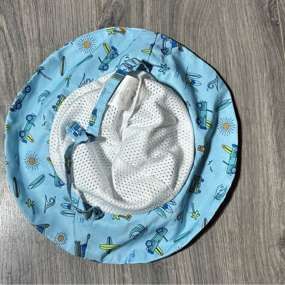 Blue Surfing Swim Summer Hat EPC Size Infant Toddler Excellent Preloved Conditio - Picture 3 of 3